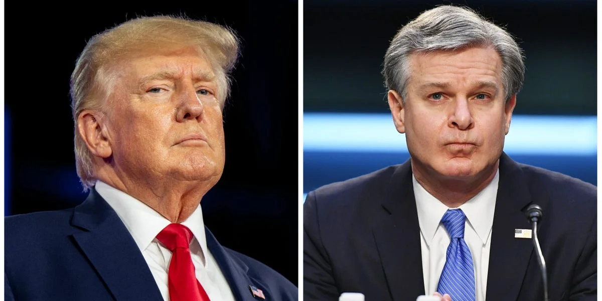Trump says it was ‘probably’ a mistake to have nominated Christopher Wray to led the FBI and blames Chris Christie for recommending him